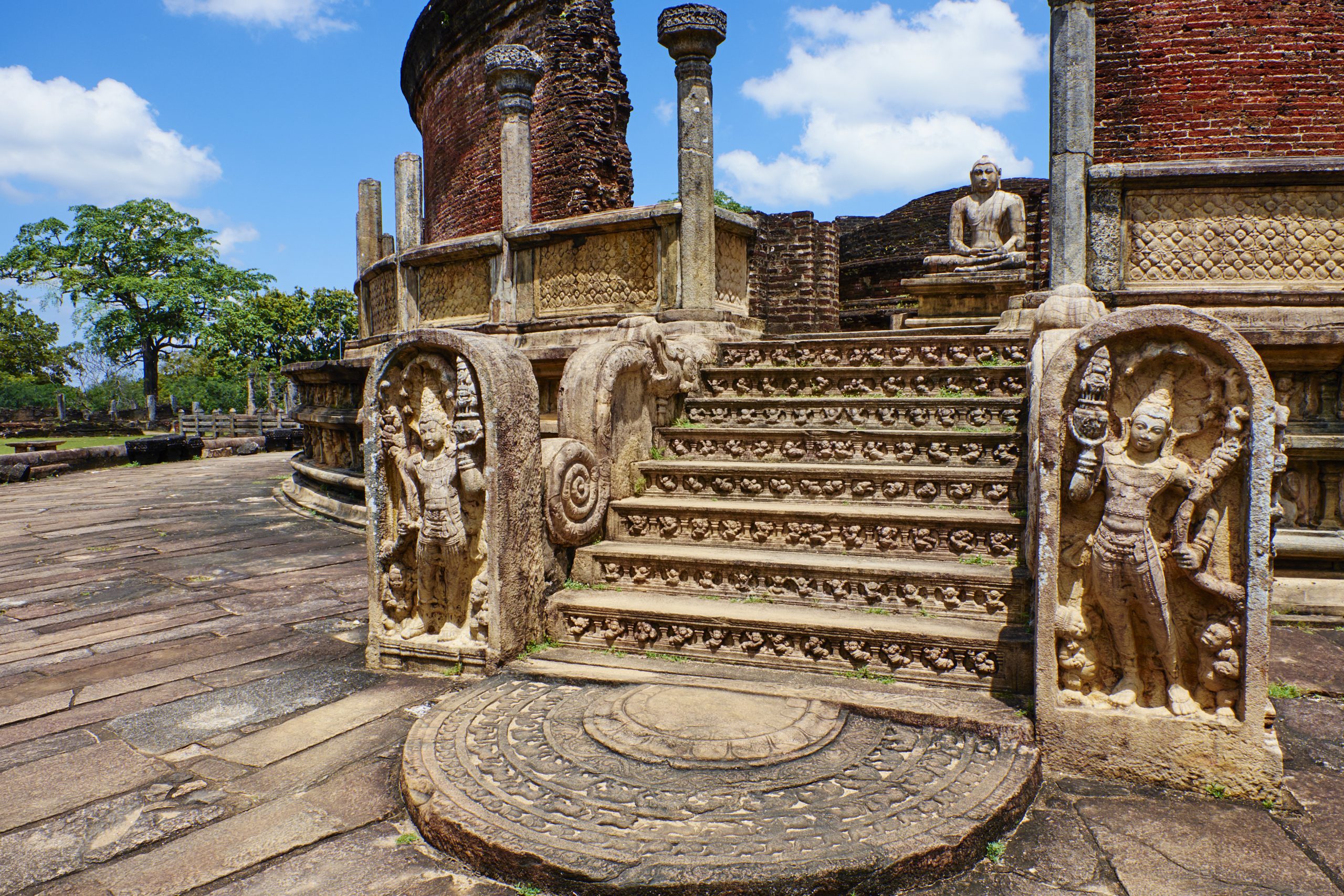 Sri Lanka, Polonnaruwa, quadrangle