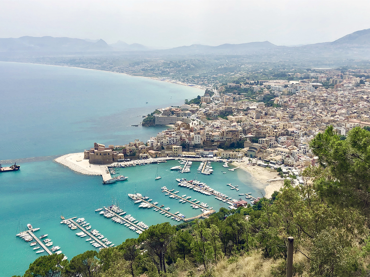 Zingaro- Belvédère au dessus de Castellammare del Golfo en Sicile