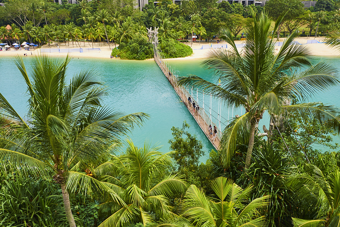 Singapore, Sentosa Island, Palawan Beach