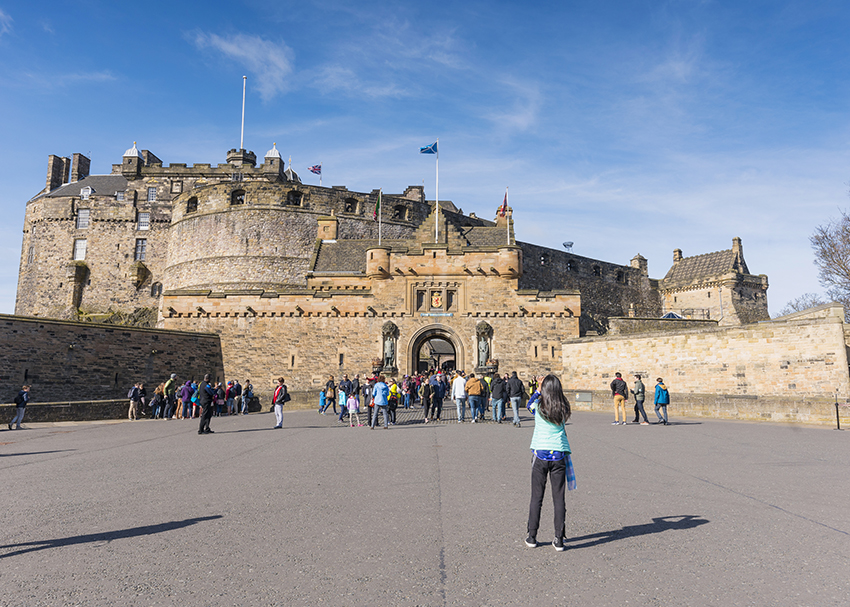 Edinburgh Castle esplanade