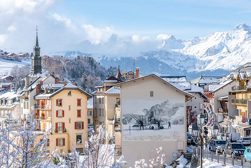Saint-Gervais Mont-Blanc est d'abord un village de charme où il fait bon vivre et séjourner ©Boris Molinier copie