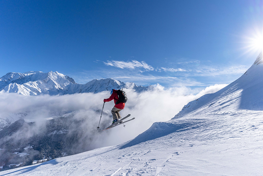 Ski hors-pistes Saint-Gervais Mont-Blanc(c) OT Saint-Gervais - Boris Molinier copie
