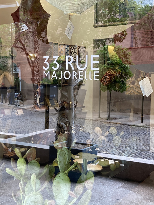 33 rue Majorelle.